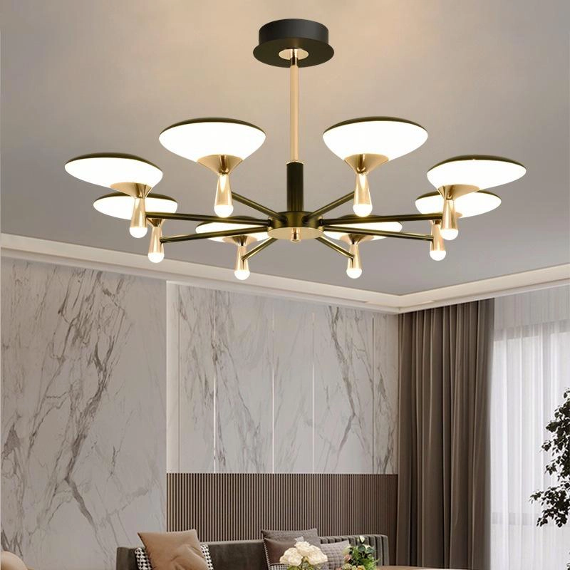 لوستر فلزی چند شاخه یوفو